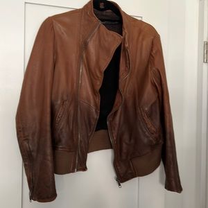 Zara Brown Leather Jacket